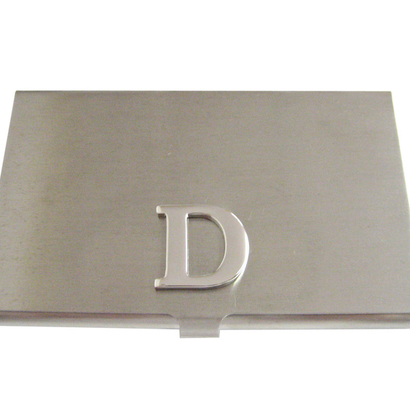 Business Card Holder Black Dior Gravity Leather | DIOR Letter D Monogram Business Card Holder